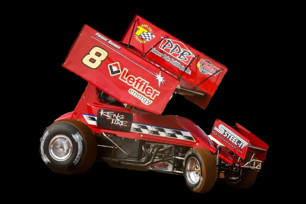 Midget and sprint car radiators