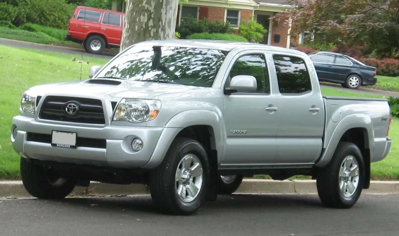 Silver pickup truck, one of the daily drivers we keep cool