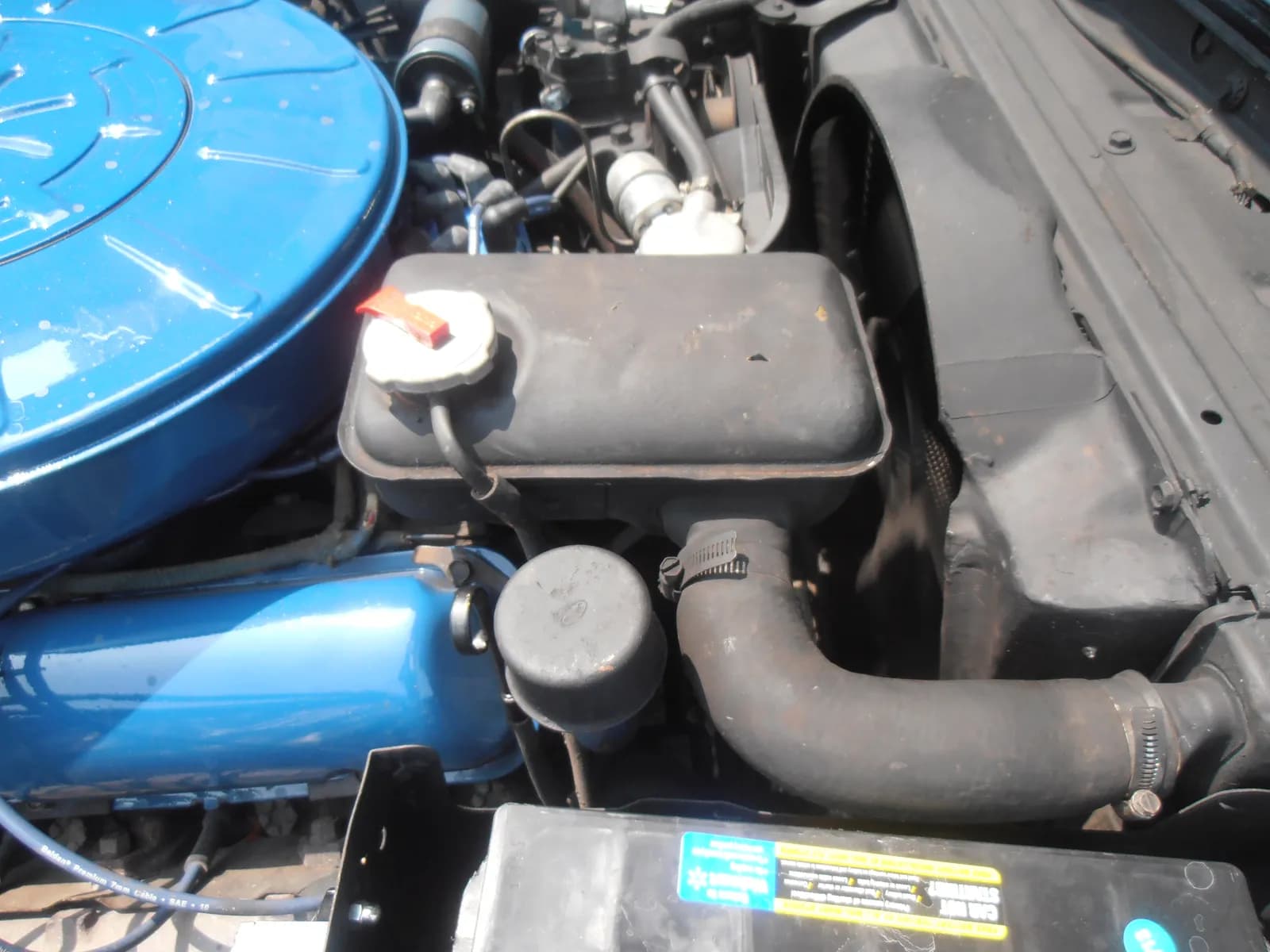 Lincoln with a smooth brass expansion tank
