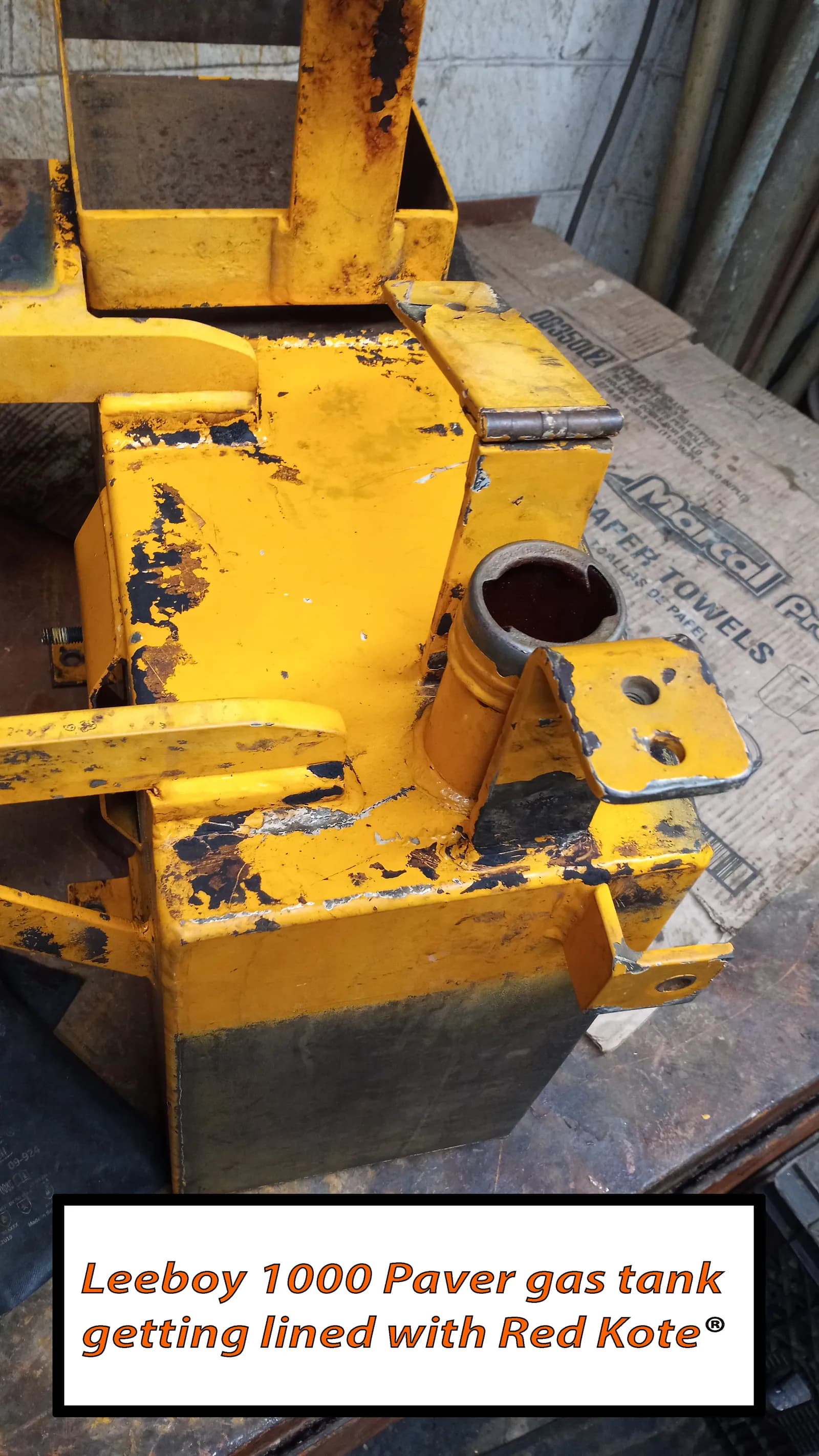 Industrial equipment fuel tanks