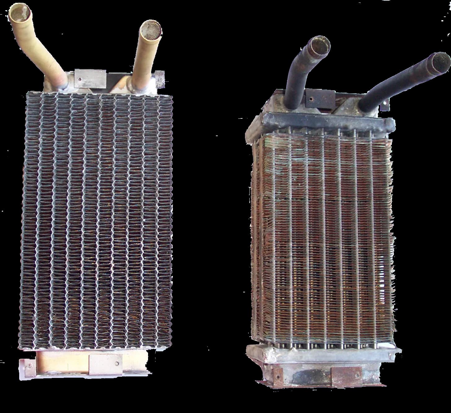 1957 Chevy heater cores, cellular and tubular