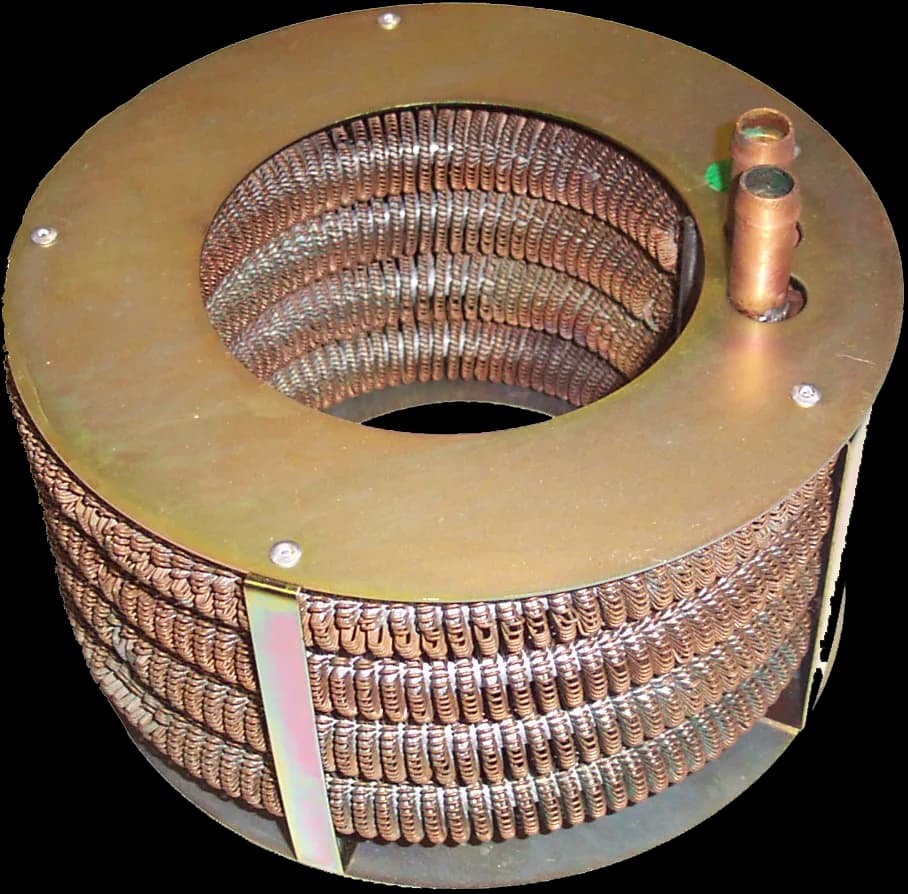 Round Jaguar heater core