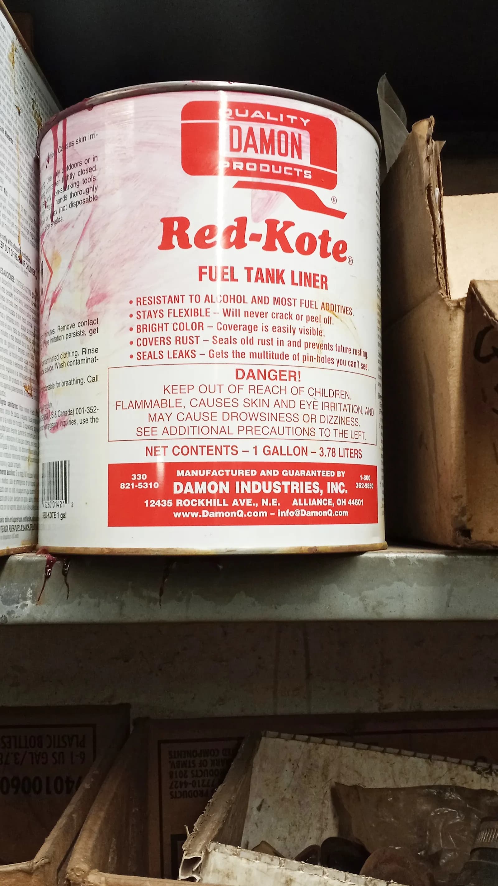 We distribute Damon Red Kote and use it a lot