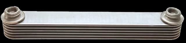 Plated engine cooler