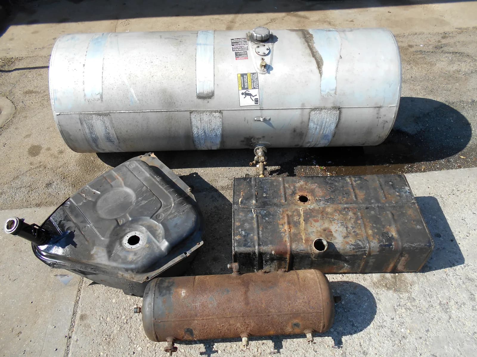 We get all kinds of tanks to repair here at Acme Radiator